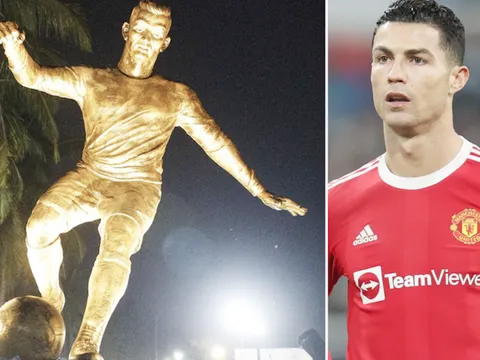 Bức tượng của Ronaldo gây tranh cãi ở Ấn Độ