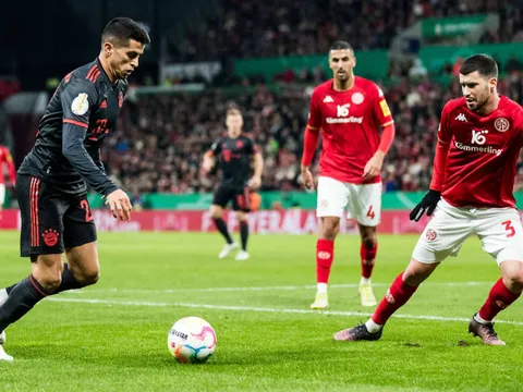 Cancelo kiến tạo ngay trận ra mắt, Bayern vào tứ kết DFB-Pokal