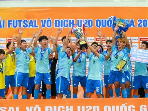 Cao Bằng cùng cựu HLV tuyển futsal Việt Nam vô địch giải U20 Quốc gia 2023