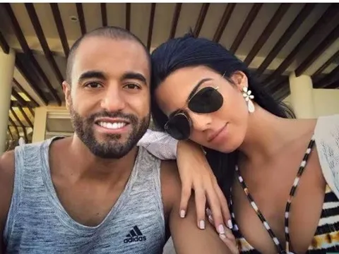 Lucas Moura có thời gian bên vợ nhờ Facebook lỗi nặng