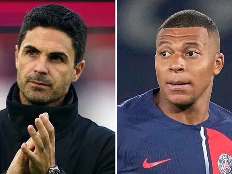 Câu trả lời của Arteta về Mbappe và tham vọng nơi Arsenal