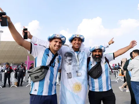 CĐV Argentina hâm nóng không khí chung kết World Cup 2022