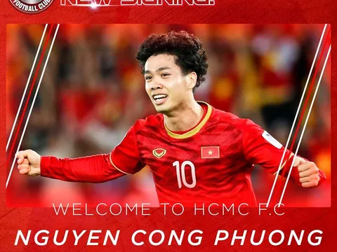 CHÍNH THỨC: Công Phượng cập bến TP.HCM, chọn số áo "xưa nay hiếm"