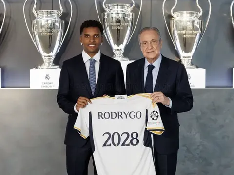 CHÍNH THỨC: Rodrygo gia hạn, phí giải phóng 1 tỷ euro