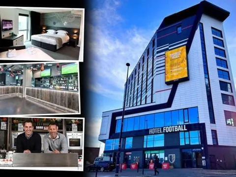 Choáng ngợp khách sạn 4 sao trị giá 24 triệu của các huyền thoại Man Utd