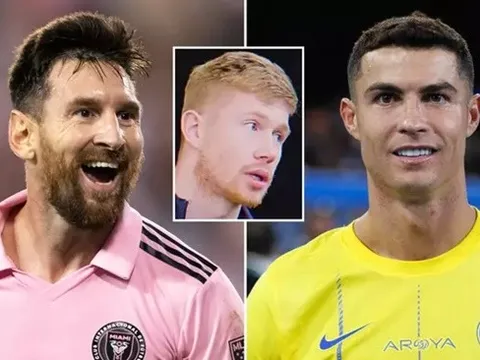 Thi đấu cùng Ronaldo hay Messi, De Bruyne đưa ra câu trả lời