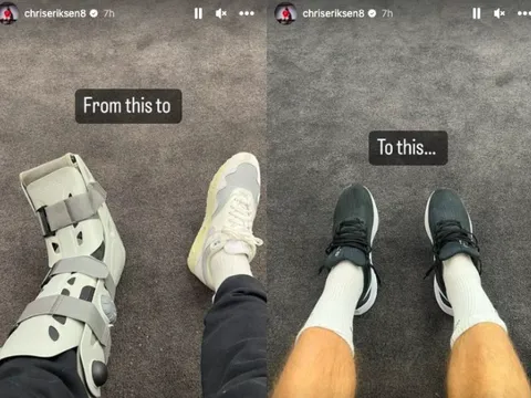 Christian Eriksen báo tin cực vui cho Man United