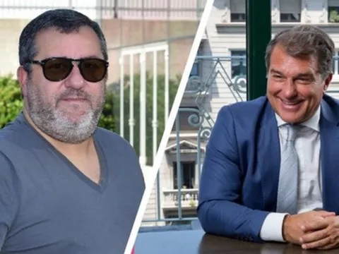 Chủ tịch Barca gây chú ý vì gặp mặt Raiola