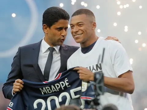 Chủ tịch PSG ủng hộ Mbappe vô địch World Cup