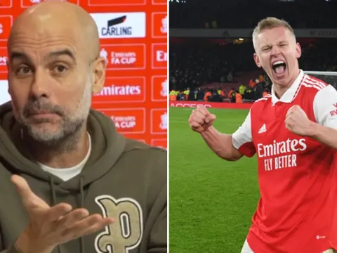 Guardiola nói gì khi giúp Arsenal mạnh lên với Zinchenko và Jesus?