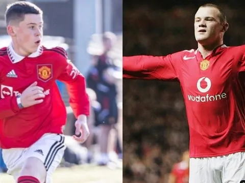 Con trai của Rooney lại gây bão