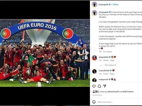 Đại diện của Ronaldo chia tay tuyển Bồ Đào Nha