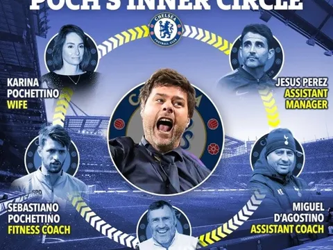 Dàn bộ sậu cực chất Pochettino đem đến Chelsea
