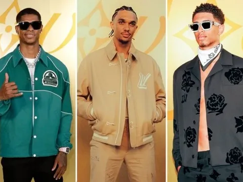 Dàn sao tuyển Anh tạo điểm nhấn tại Tuần lễ thời trang Paris