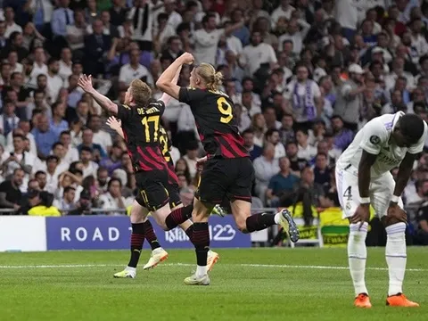 De Bruyne lập siêu phẩm, Man City hòa nghẹt thở Real Madrid