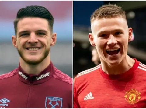 Ngưỡng mộ, Declan Rice gửi thông điệp đặc biệt đến "máy cày" Man United