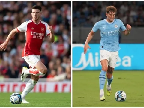 Declan Rice vs John Stones: Kẻ tám lạng người nửa cân