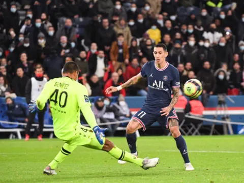 Di Maria bỏ lỡ khó tin, PSG bị Nice cầm chân trên sân nhà