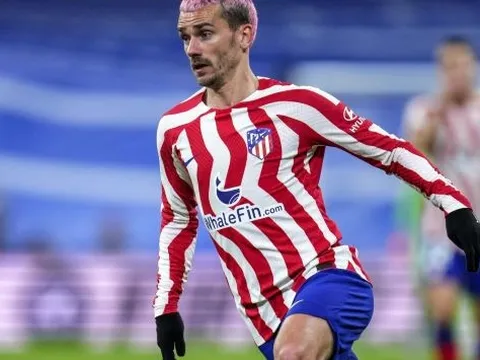 Diego Simeone sẽ để Antoine Griezmann đá tiền vệ
