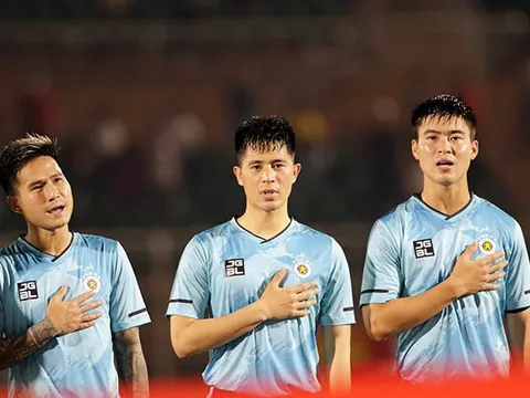 Đình Trọng và Duy Mạnh tái xuất trong ngày Hà Nội thua đau Sài Gòn FC