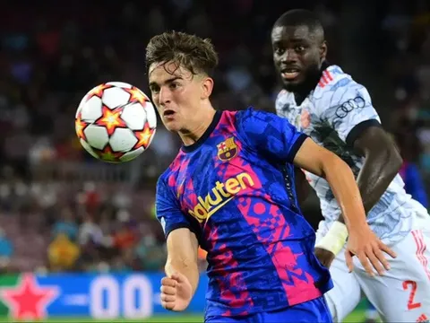 Đội hình Barcelona dự Europa League: Bất ngờ Gavi