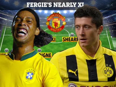 Đội hình khủng với 11 cái tên suýt nữa về Man Utd dưới trướng Sir Alex