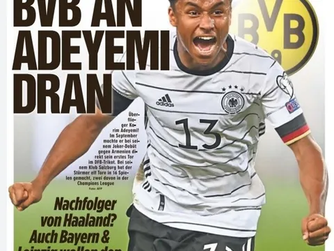 Dortmund nhắm Adeyemi thay thế Haaland