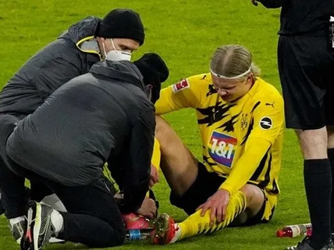 Dortmund tiếp tục mất Erling Haaland