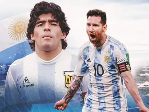 'Dream team' vĩ đại nhất Argentina: Messi - Maradona