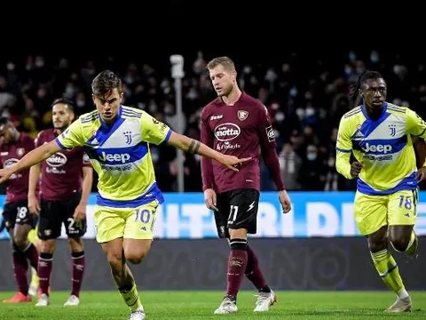 Dybala dứt điểm thần sầu, Juventus thắng dễ Salernitana