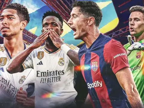 Đội hình kết hợp El Clasico: Số 9 cự phách; Bellingham chiếm sóng