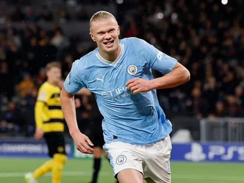 Erling Haaland phá kỷ lục Champions League của Kylian Mbappe