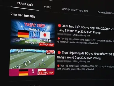 Hơn 30.000 người xem Nhật Bản thua Đức trong game