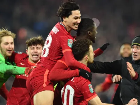 5 điểm nhấn Liverpool 3-3 Leicester (pen 5-4): Khác biệt to lớn; Minamino Cup