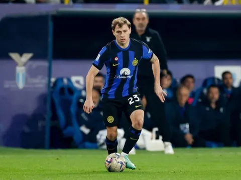 Nicolo Barella phấn khích sau chiến thắng trước Lazio