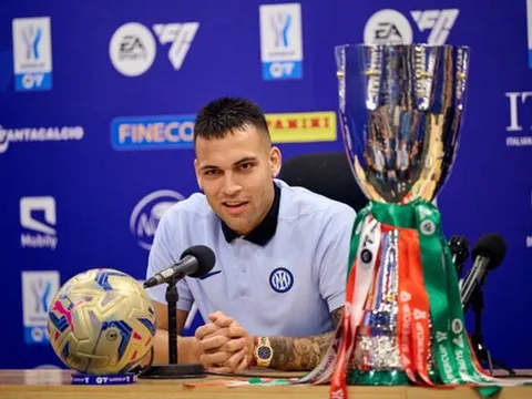 Lautaro Martinez: "Giống như khi bạn chơi bóng cùng bạn bè ở Inter"
