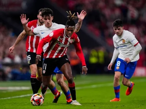 Liên tiếp mắc sai lầm, Barca gục ngã trước Athletic Bilbao