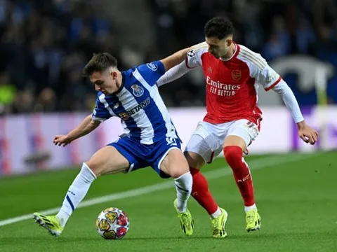 Sao trẻ Porto "dằn mặt" Arsenal