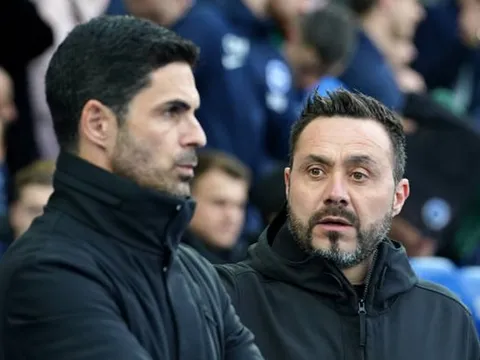 Đội nhà thua thảm, Roberto De Zerbi thừa nhận trình độ của Arsenal
