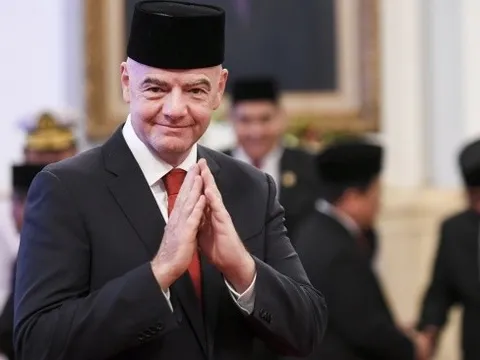 Chủ tịch FIFA: Indonesia phải là một trong những đội tuyển hàng đầu châu Á