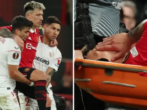 Giây phút tim CĐV Man Utd thắt lại vì Lisandro Martinez