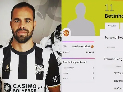 Betinho chính thức lên tiếng về việc khoác áo Man Utd
