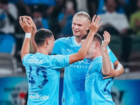 Haaland nổ cú đúp, Man City ngược dòng thắng 5-3