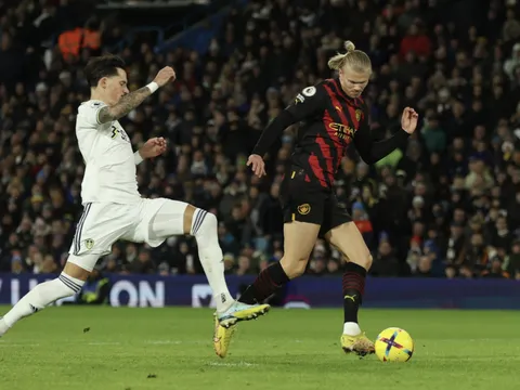 Haaland vượt thành tích của Messi, phá kỷ lục tại Premier League