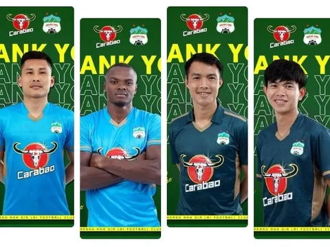 HAGL chia tay cùng lúc 4 cầu thủ