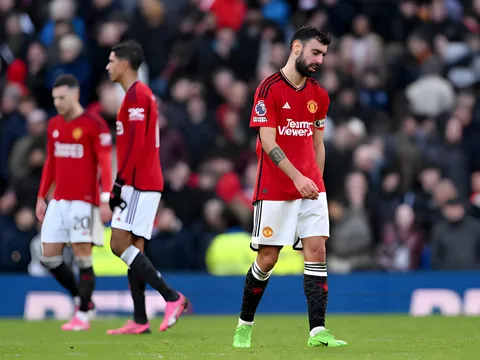 Hàng công bế tắc, Man United nhận thất bại đầu tiên năm 2024