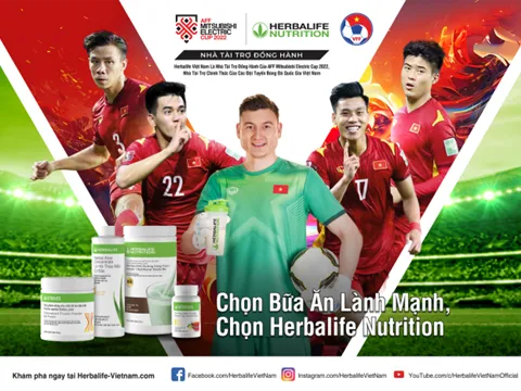 Herbalife Nutrition đồng hành cùng tuyển Việt Nam tại AFF Mitsubishi Electric Cup 2022