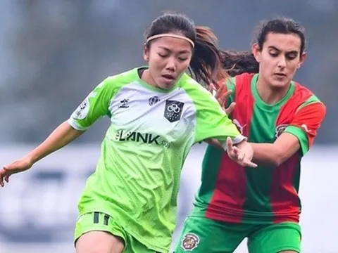 Huỳnh Như đá chính và kiến tạo, giúp Lank chiến thắng