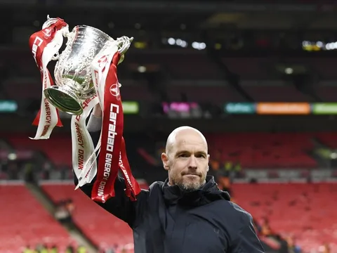 HLV Ten Hag có tỷ lệ thắng cao nhất lịch sử MU