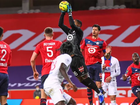 Hòa nhạt nhòa Lille, PSG lỡ cơ hội lấy lại ngôi đầu tại Ligue 1